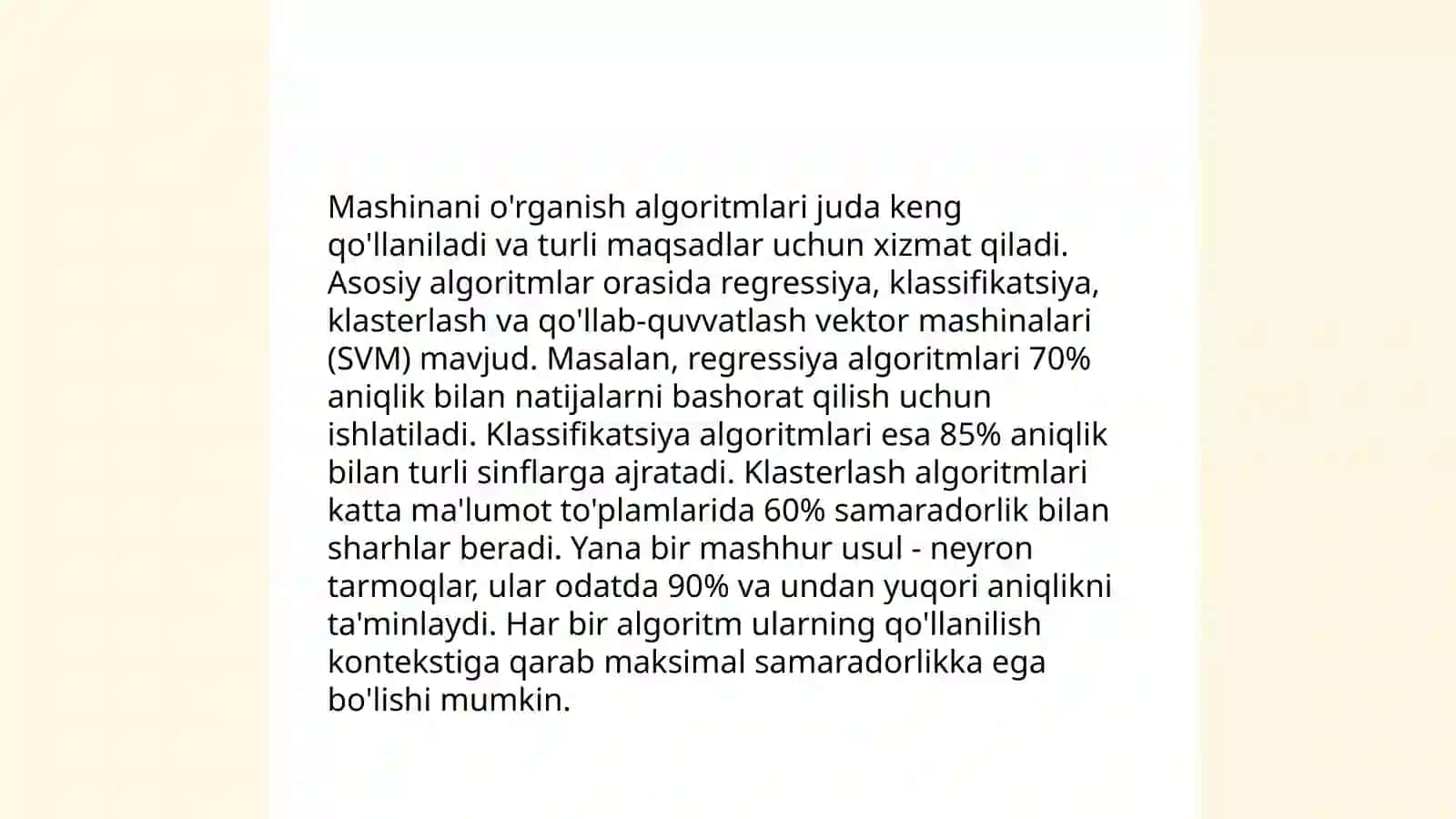 Sun’iy intellekt algoritmlari va ularning turlari 4