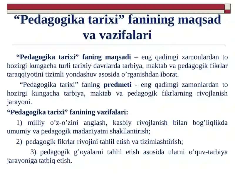 PEDAGOGIKA TARIXI FAN SIFATIDA 4