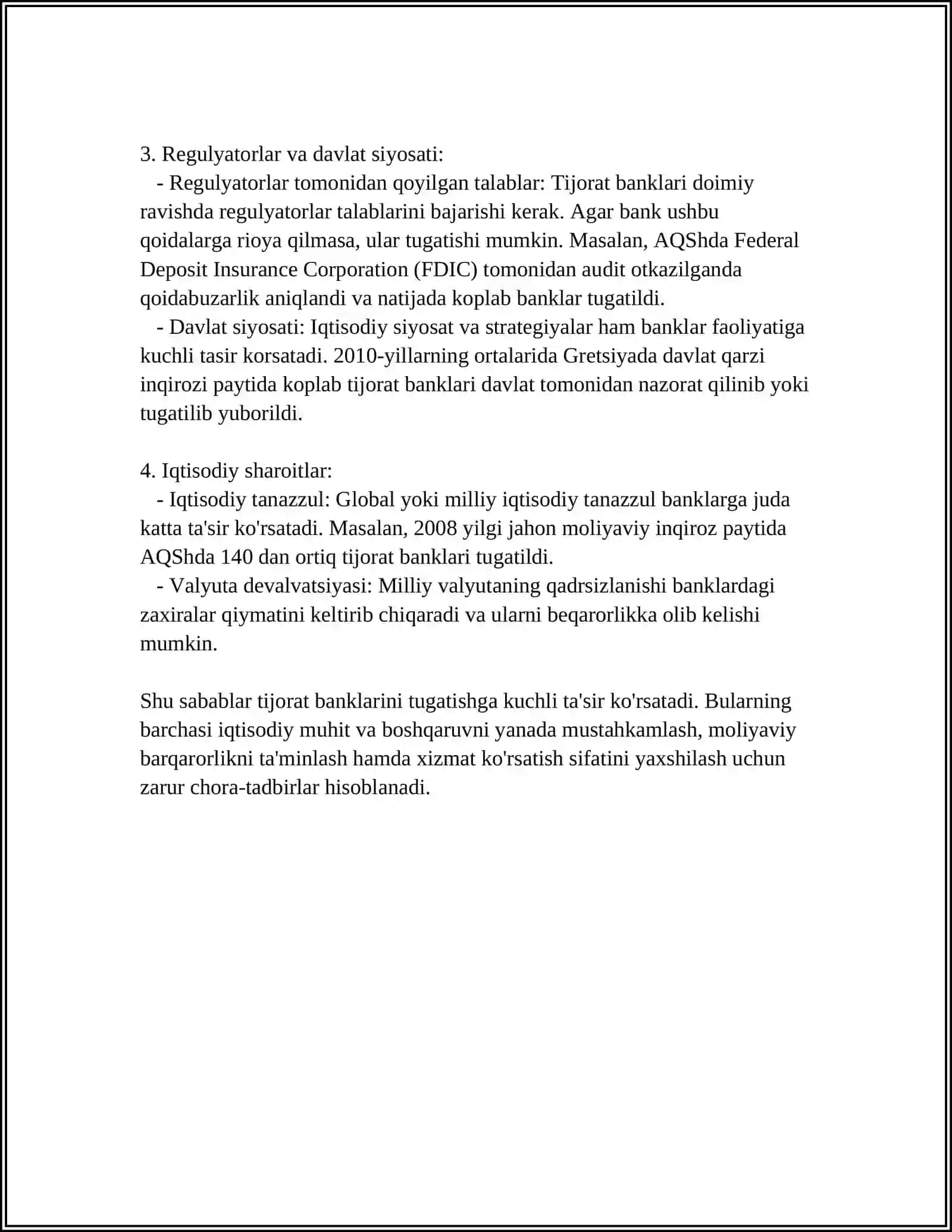 TIJORAT BANKLARI TUGATISH TARTIBI 4