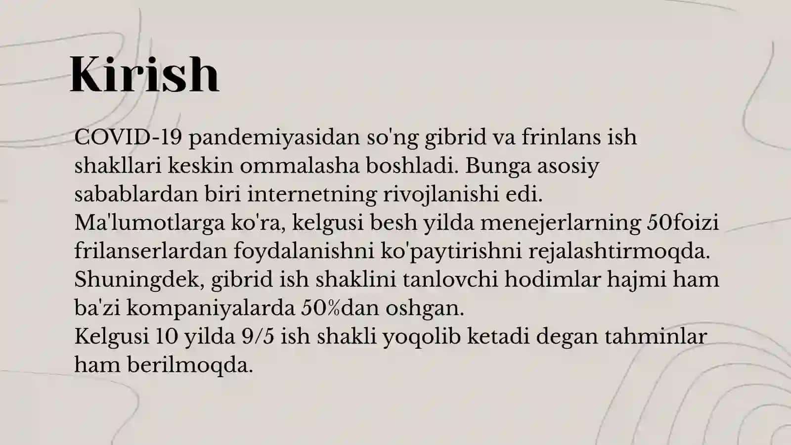 Yangi ish shakllari: frilans va gibrid ish usullari 4