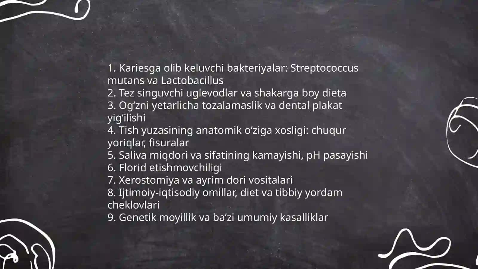 Karies haqida tushuncha 4