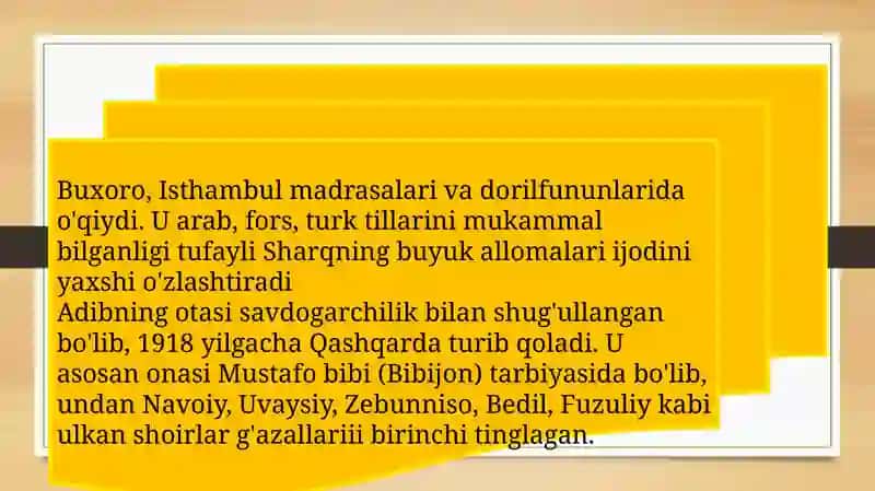 Abdurauf Fitrat "Oila" asaridagi oila qurish tartiblari va farzand tarbiyasiga oid gʻoyalar 4