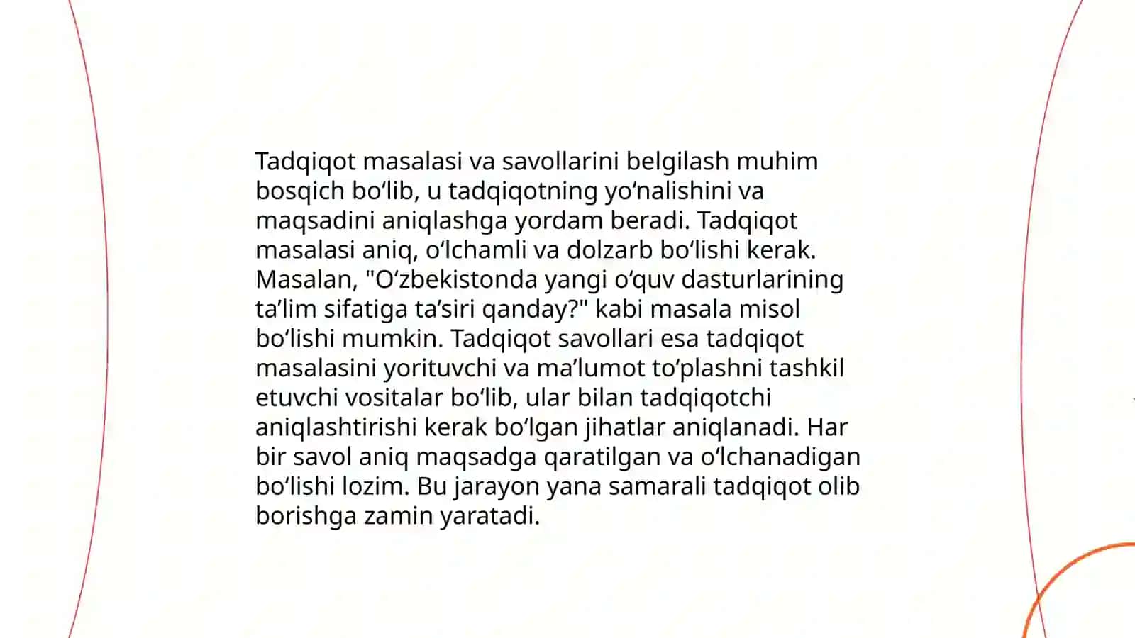 Sotsiologik tadqiqot dasturining tarkibiy elementlari 4