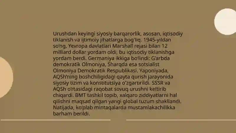 Urushdan keyingi institutsionalizm 4