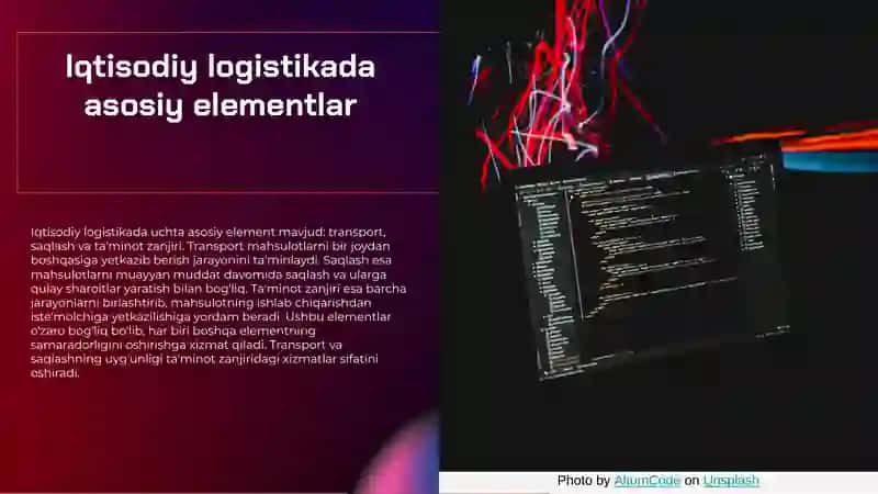 Iqtisodiy logistikada tijorat va servis tushunchasi 4