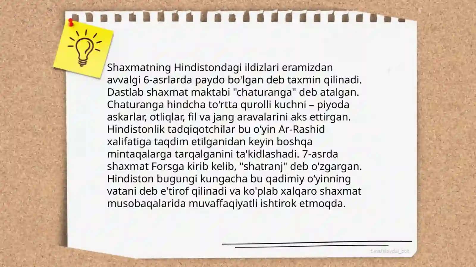 Shaxmat oʻyining paydo boʻlish va jahonda rivojlanishi 4