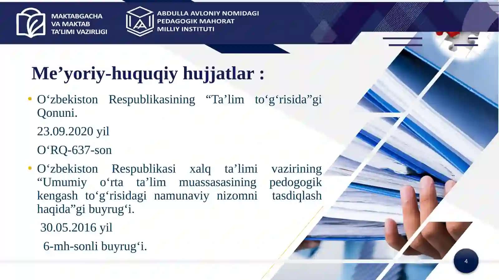 O‘QUVCHILARDA KITOBXONLIK MADANIYATINI RIVOJLANTIRISHNI TASHKIL ETISHDA MMIBDO‘ VAZIFALARI 4