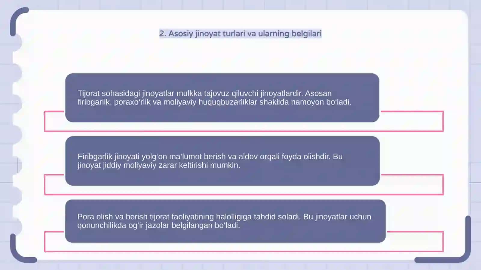 Tijorat sohasidagi jinoyatlar va jinoiy javobgarlik 4
