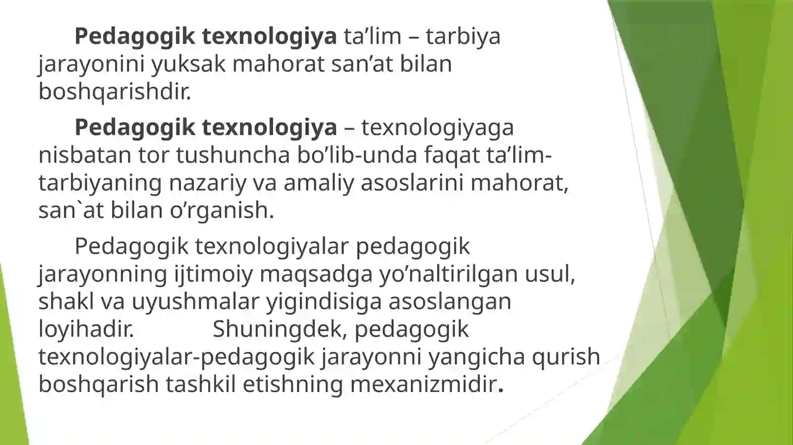 Maktabgacha ta'limda pedagogik faoliyatni tashkil etish fanidan tayyorlangan taqdimot 4