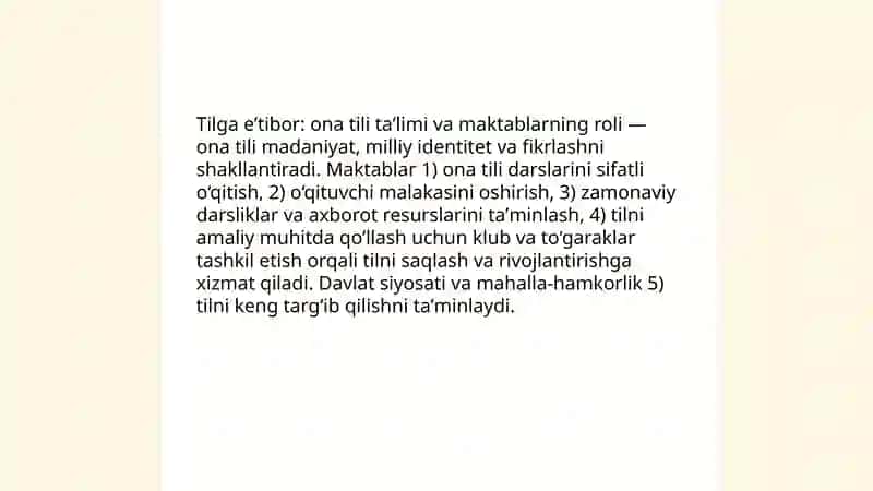 Tilga e'tibor elga e'tibor 4