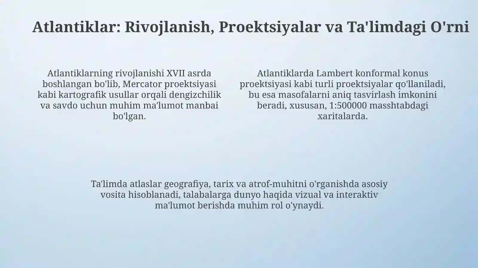 Haritalar, atlaslar, kalendarlar va izohli lugʻatlar 4