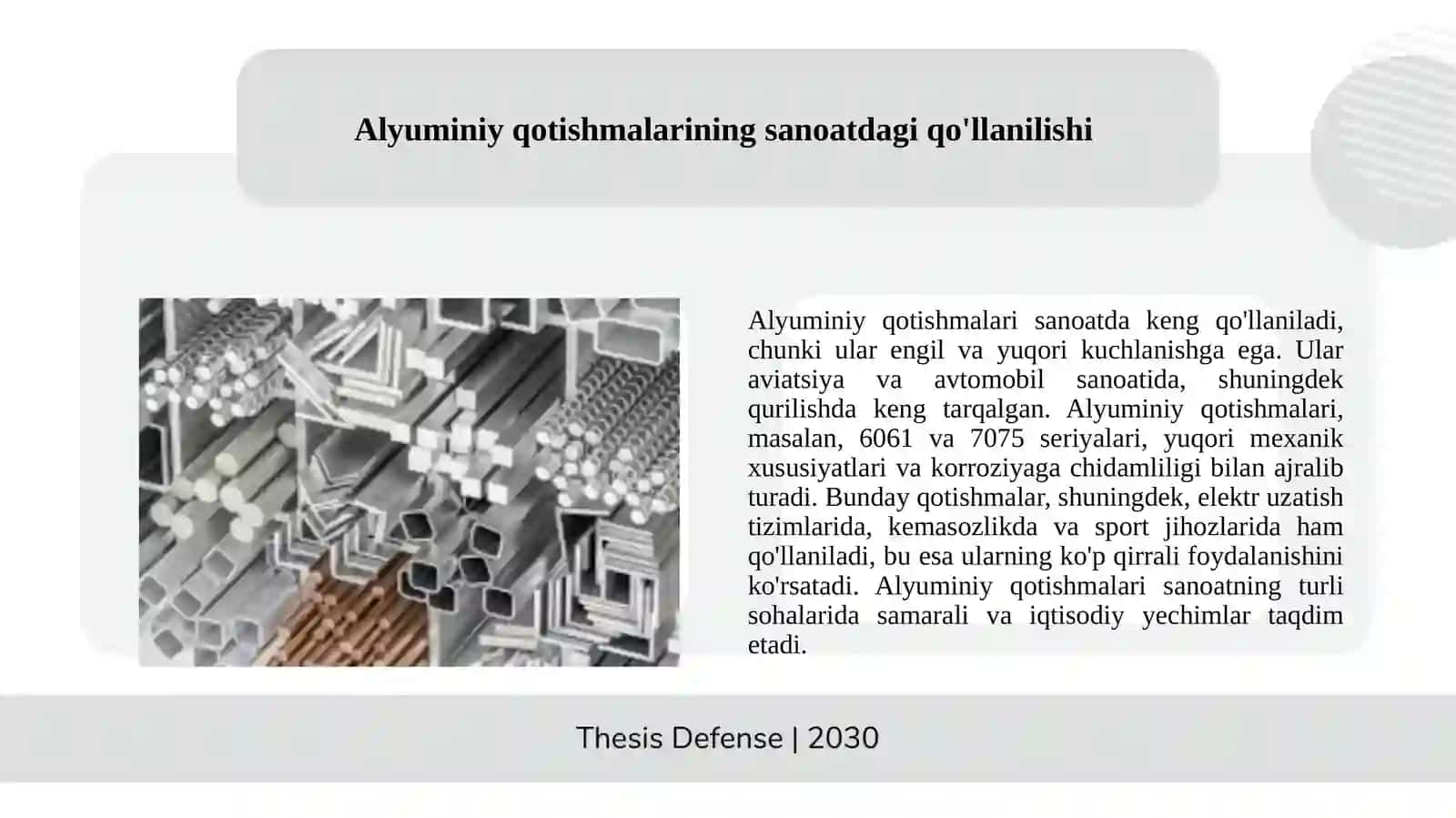Alyuminiy ishlab chiqarish texnologiyasi. Alyuminiy qotishmalari 4