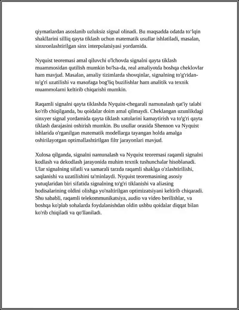 RAQAMLI SIGNALNI KODLASH VA DEKODLASH USULLARI 4