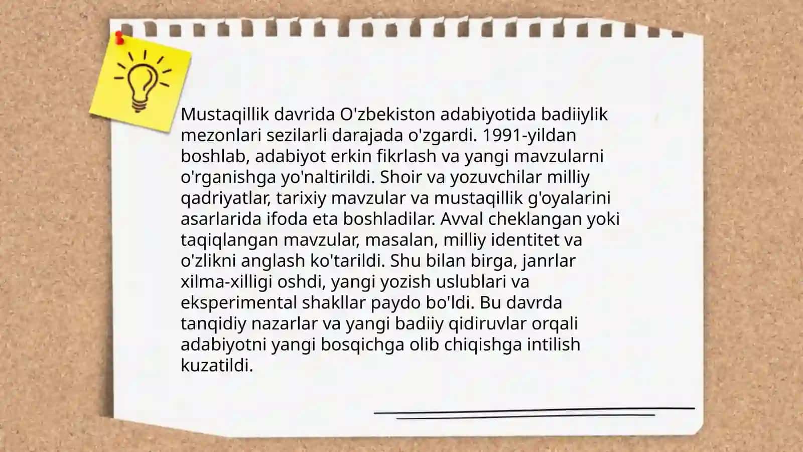 Yangi o'zbek adabiyoti tarixi 4