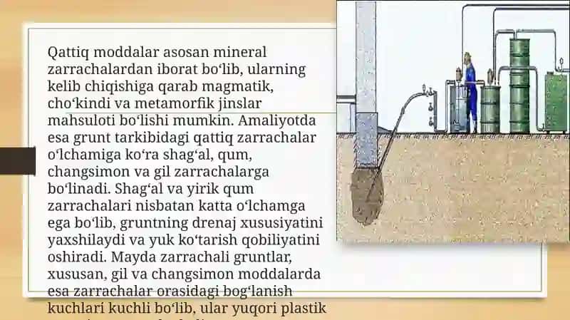 Gruntlarda qattiq moddalar va ularning grunt mustahkamligi ta'siri 4