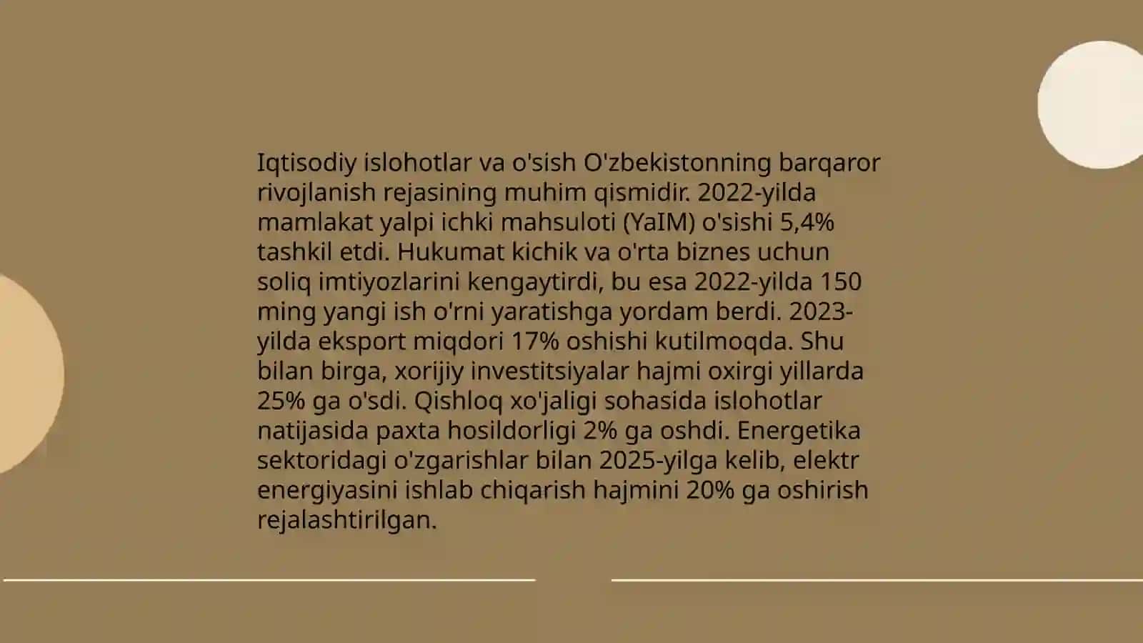 Taraqqiyotning birinchi o'zbek modeli 4