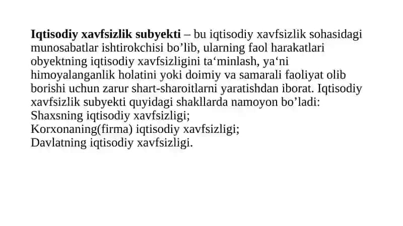 Iqtisodiy xavfsizlik 4