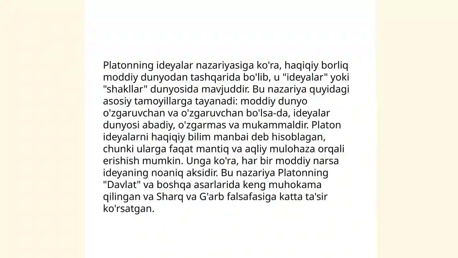 Yevropa mutafakkirlari Platon, R.Dekart va D.Yumning falsafaga oid qarashlarini qiyosiy tahlili 4