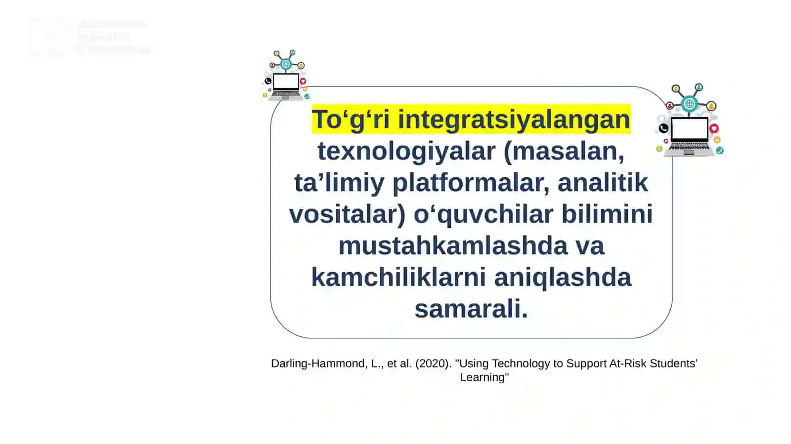 UMUMIY O‘RTA TA’LIMDA RAQAMLI TEXNOLOGIYALARVA PEDAGOGIK DASTURIY VOSITALAR 4