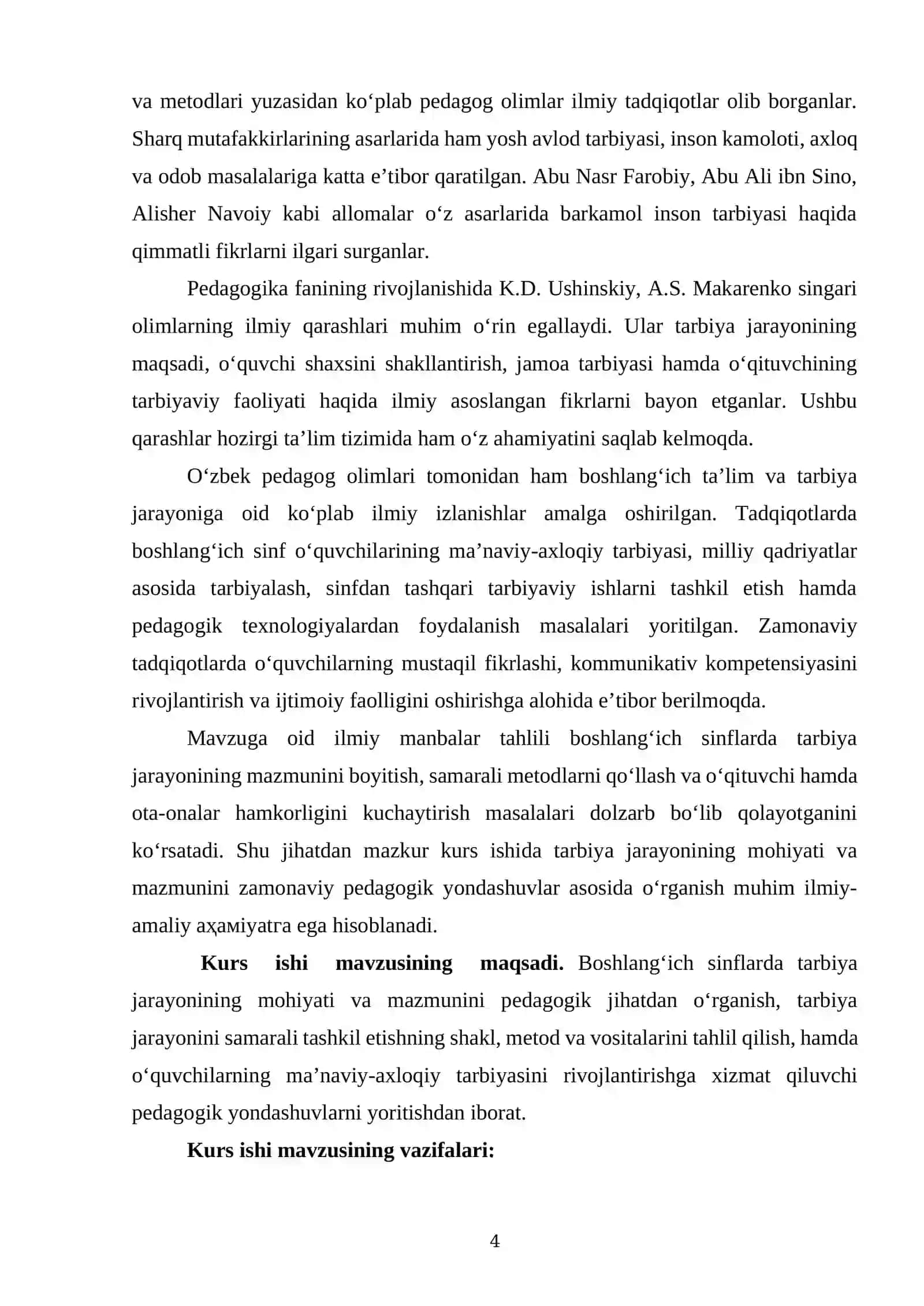 Boshlangʻich sinflarda tarbiya jarayoni mohiyati va mazmuni 4