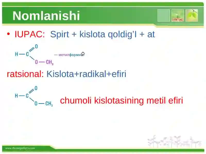 Murakkab efirlar va yog`lar 4
