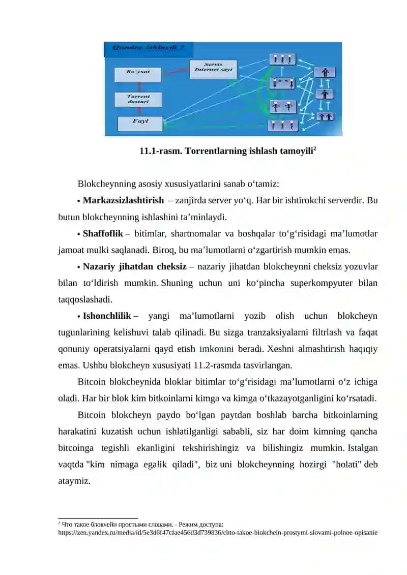 BLOKCHEYN TEXNOLOGIYASI VA UNDAN IQTISODIYOT SOHALARIDA FOYDALANISH IMKONIYATLARI 4