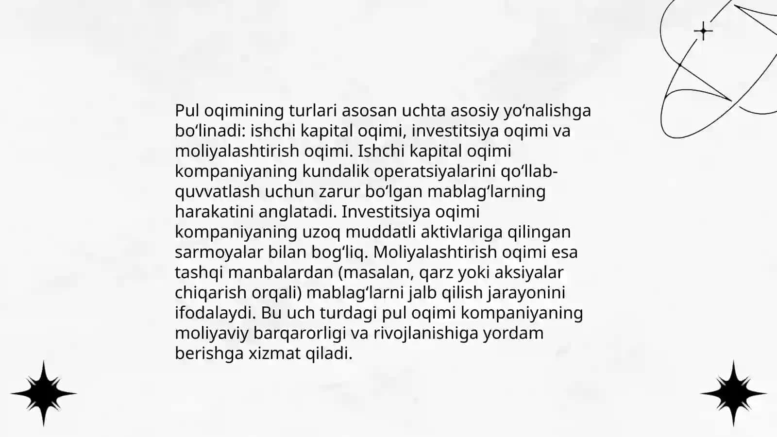 Pul oqimi tahlili 4