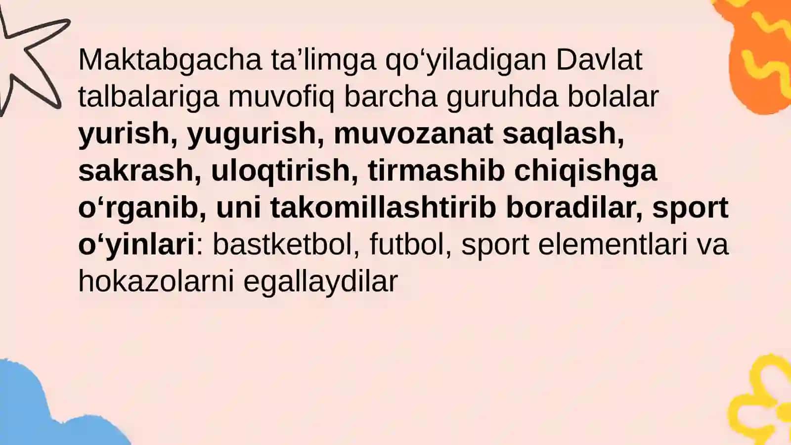 3-Ma’ruza Maktabgacha yoshdagi bolalarga ta’lim- tarbiya berishda o’yin texnologiyalar. Zamonaviy kompyuter o’yinlari va bola hayotidagi o’rni 4