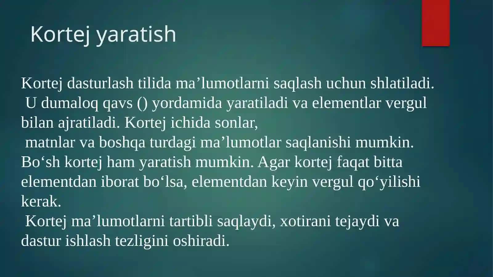 Kortejlar 4