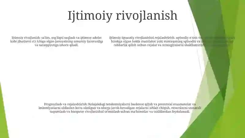 Ijtimoiy – Iqtisodiy Rivojlanishni Dasturlash, Prognozlashtirish Va 4