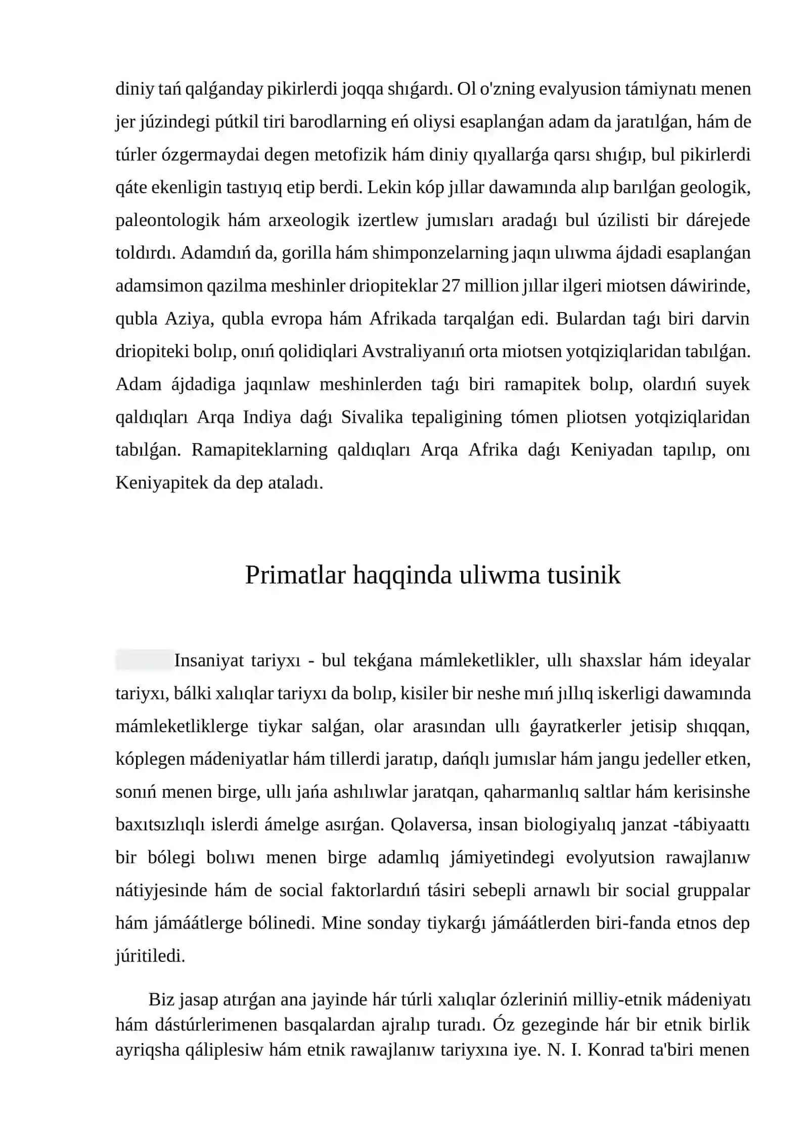 Orayliq Afrikadan tabilg’an avstrolopiteklerdin’ uyreniliw tariyxi 4