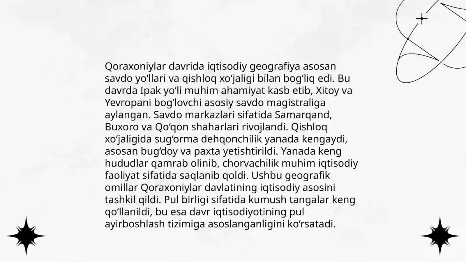 Qoraxoniylar davri tarixiy geografiyasi 4