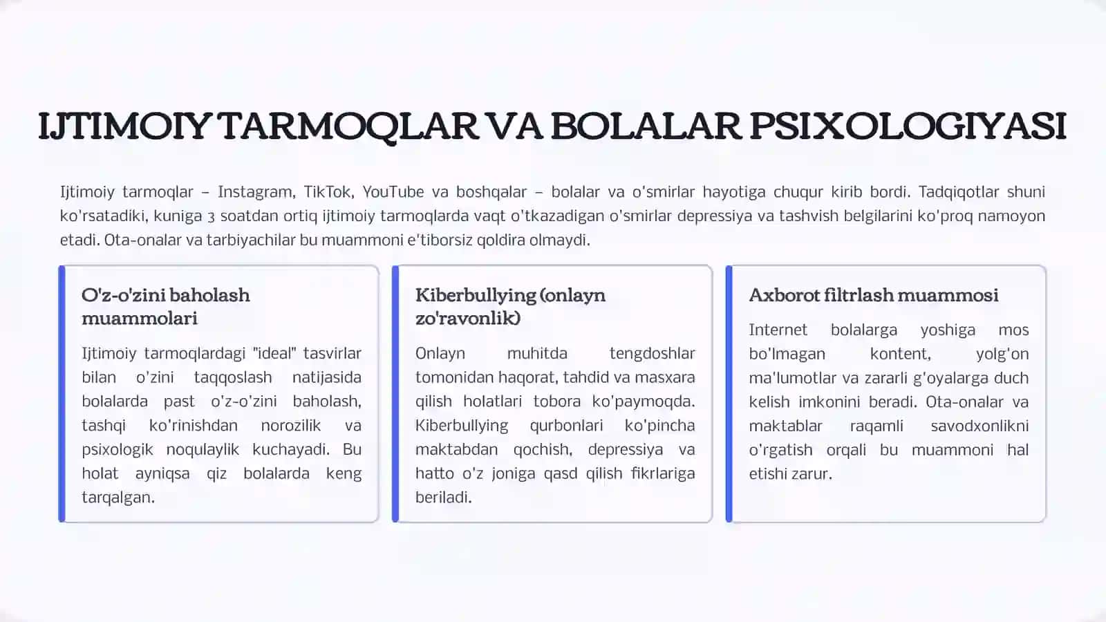 ZAMONAVIY TARBIYASHUNOSLIK MUAMMOLARI 4