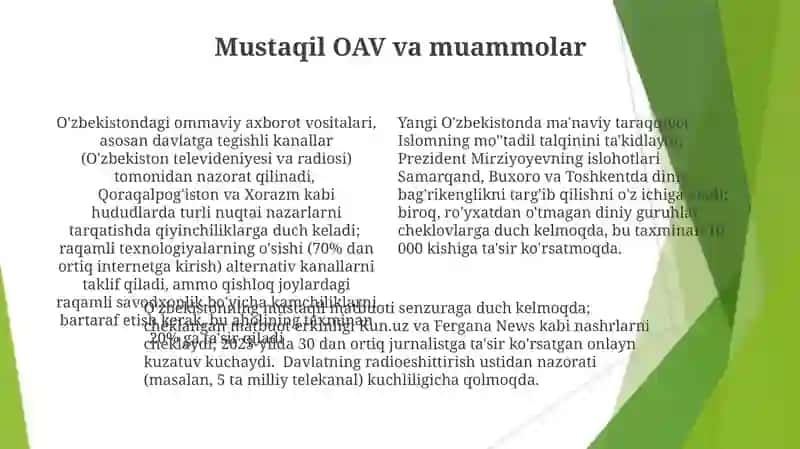 Ozbekistonda omaviy axborot 4