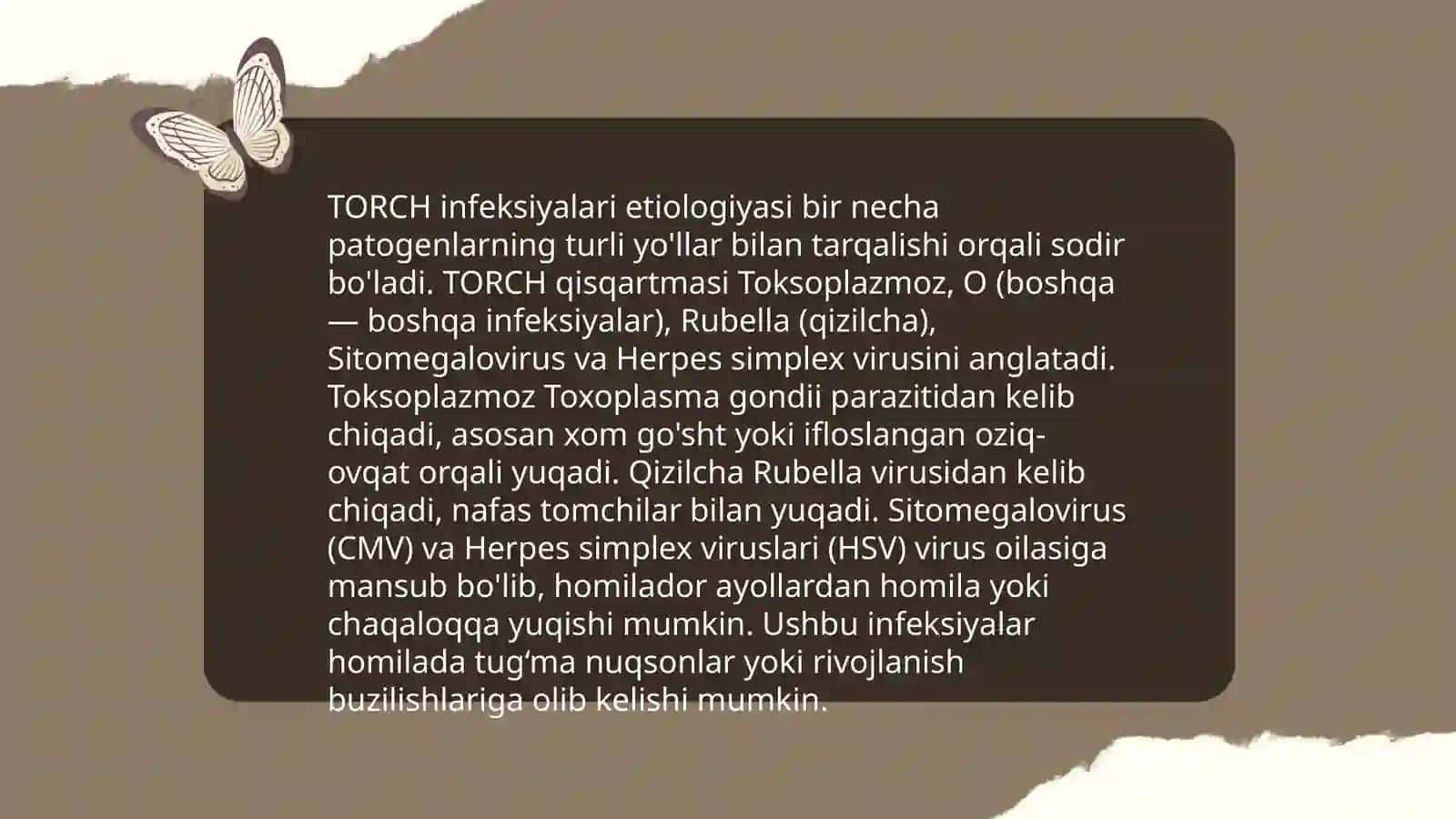 TORCH infeksiya: etiologiya, epidemiologiya, klinika, diagnostika, davolash 4