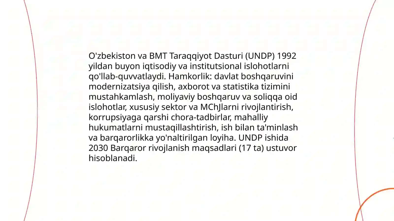 O'zbekiston va BMT: tinchlik, xavfsizlik va rivojlanishni qo'llab-quvvatlash 4