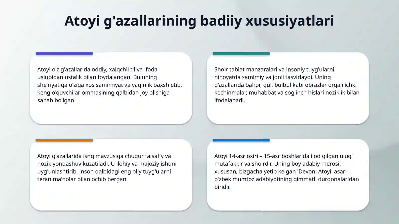 Atoyi va Lutfiyning g‘azalnavislik mahorati 4