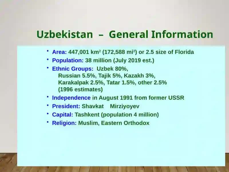 Uzbekistan - General Information 4