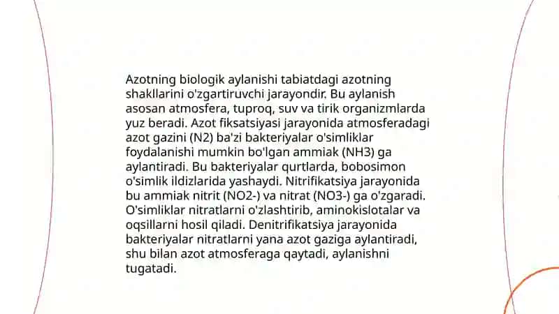 Tuproq mikroorganizmlarining funktsional vazifalari. 4