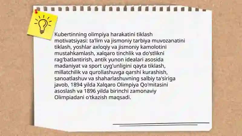 Pyer de Kubertinning hayoti va ta'limi 4