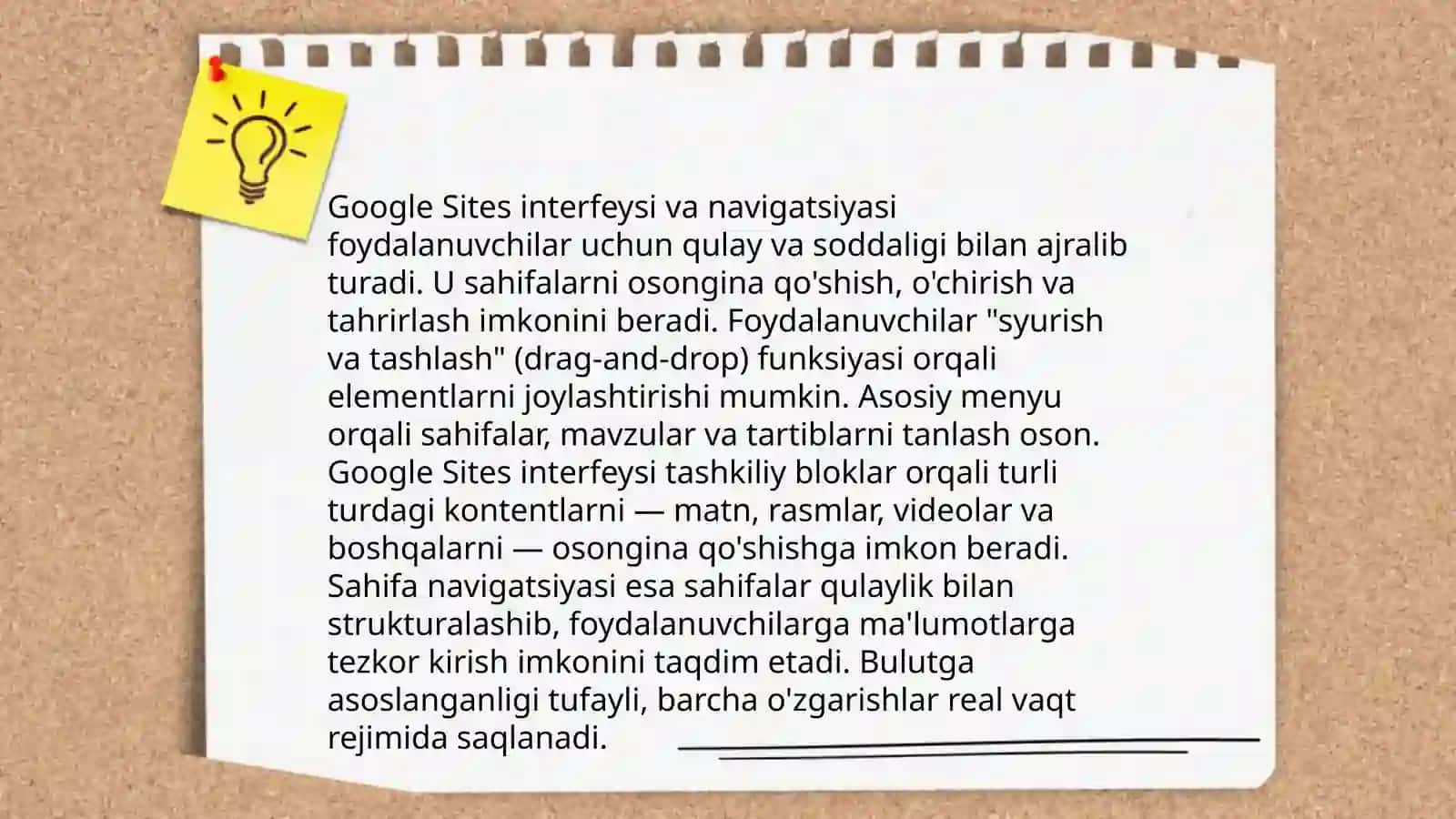 Google Sitesda sahifa yaratish 4