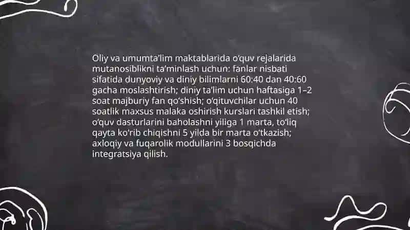 Dunyoviy va diniy bilimlar mutanosibligini taʼminlashning ahamiyati 4