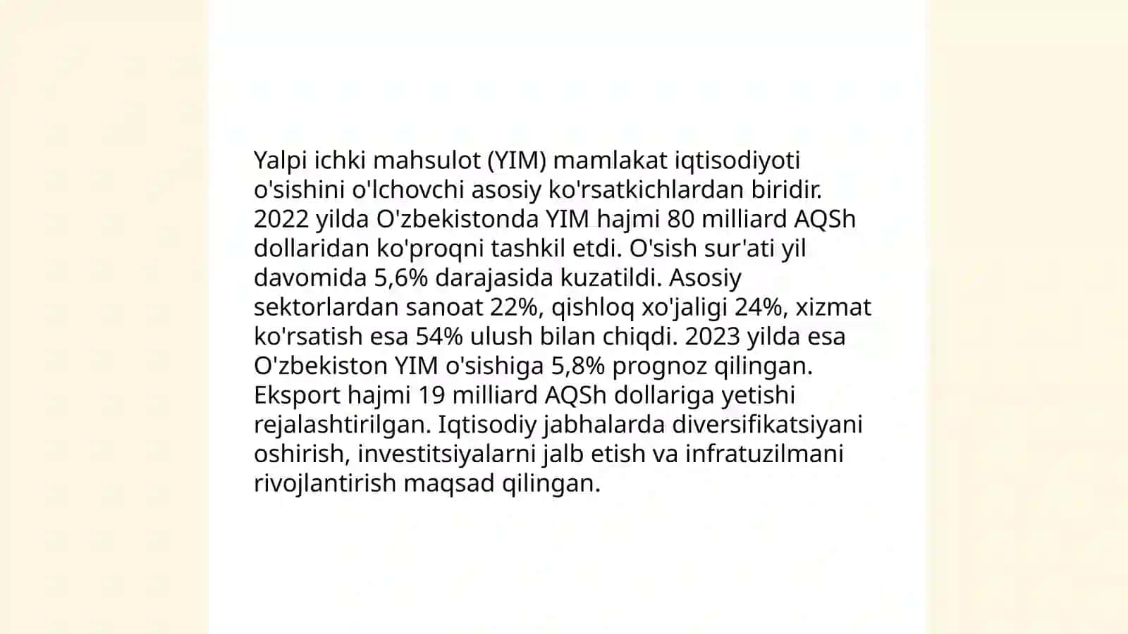 Milliy iqtisodiyotning muvozanatli va mutanosib rivojlanganishi 4