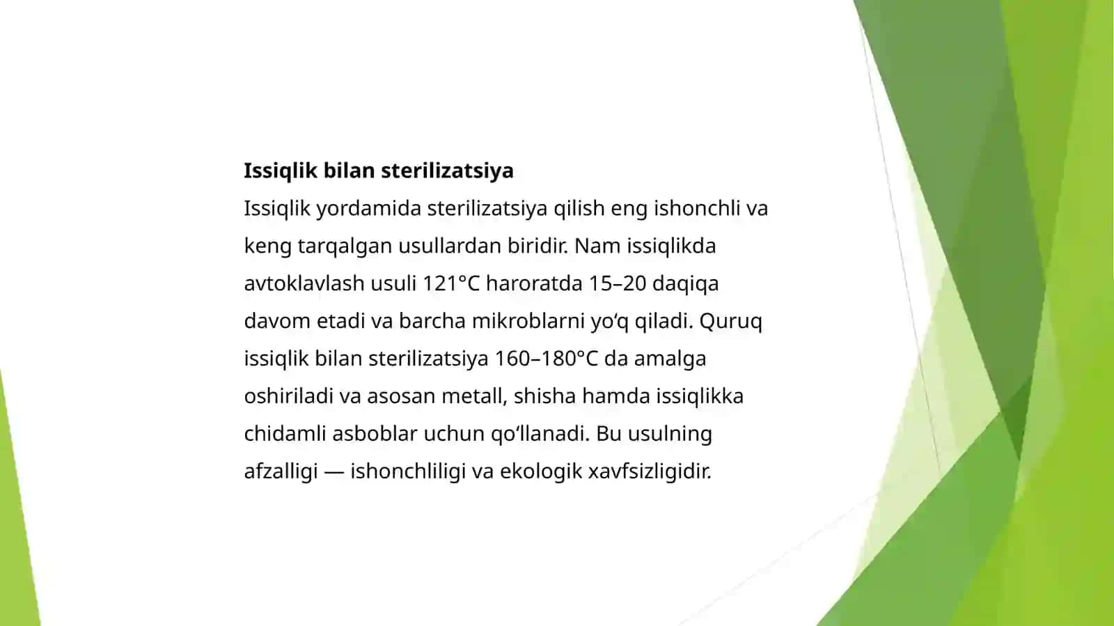 Tibbiyotda zamonaviy sterilizatsiya usullari 4