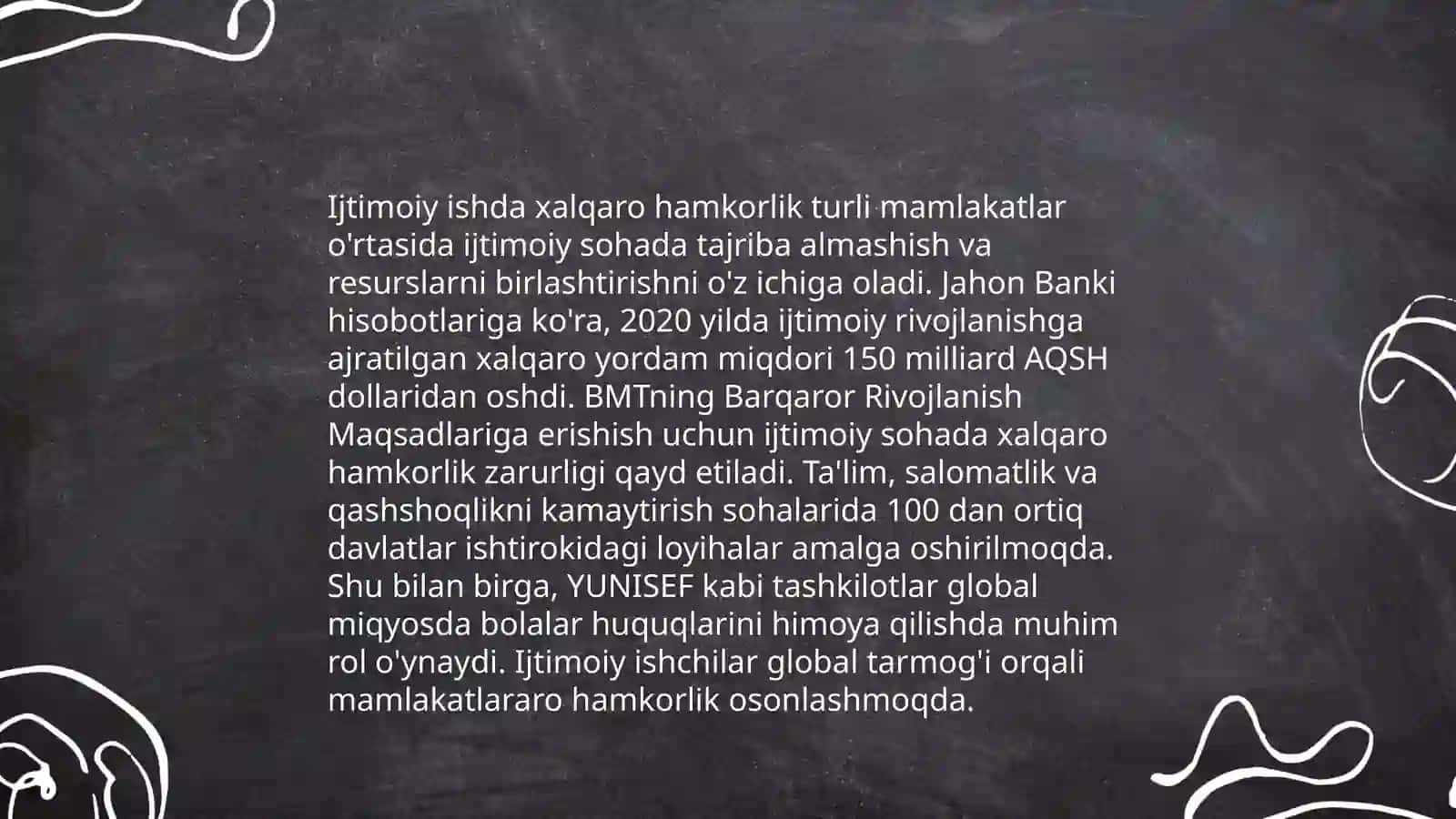 Ijtimoiy ishning xalqaro infrastrukturasi 4