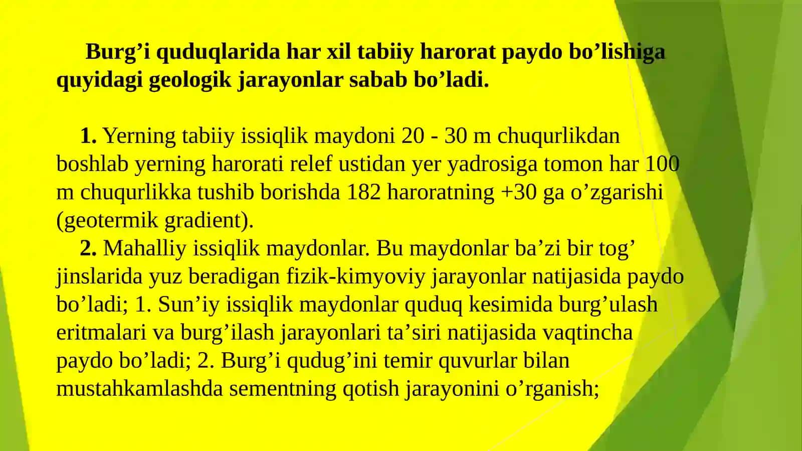 Burg’i quduqlarida termik tadqiqotlar 4