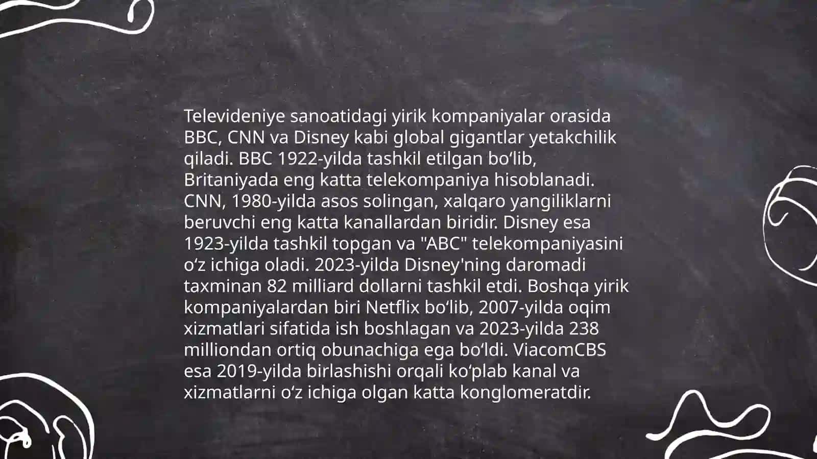 Televidenie-kòngilochar sanoat sifatida 4