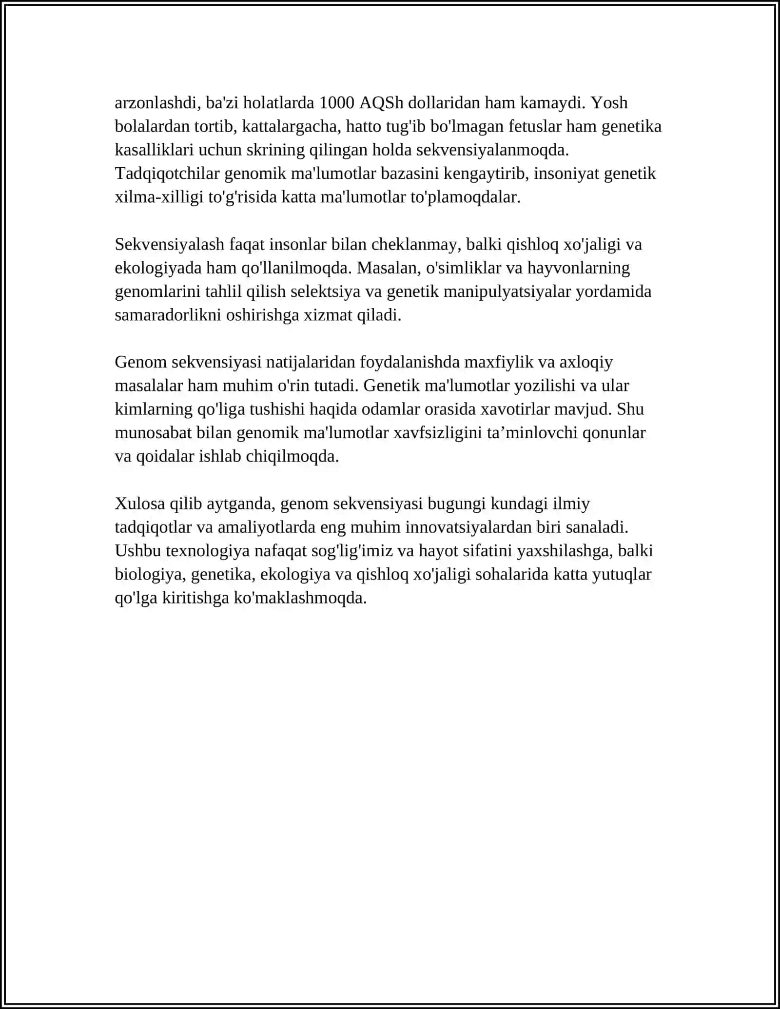 GENOM TAHLILI VA CRISPR TEXNOLOGIYALARI 4