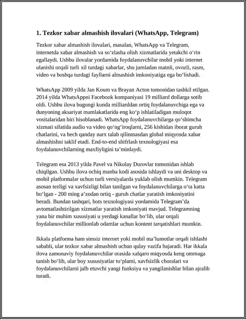 INTERNETDA XABAR ALMASHISH VA SO ZLASHUV XIZMATLARI 4