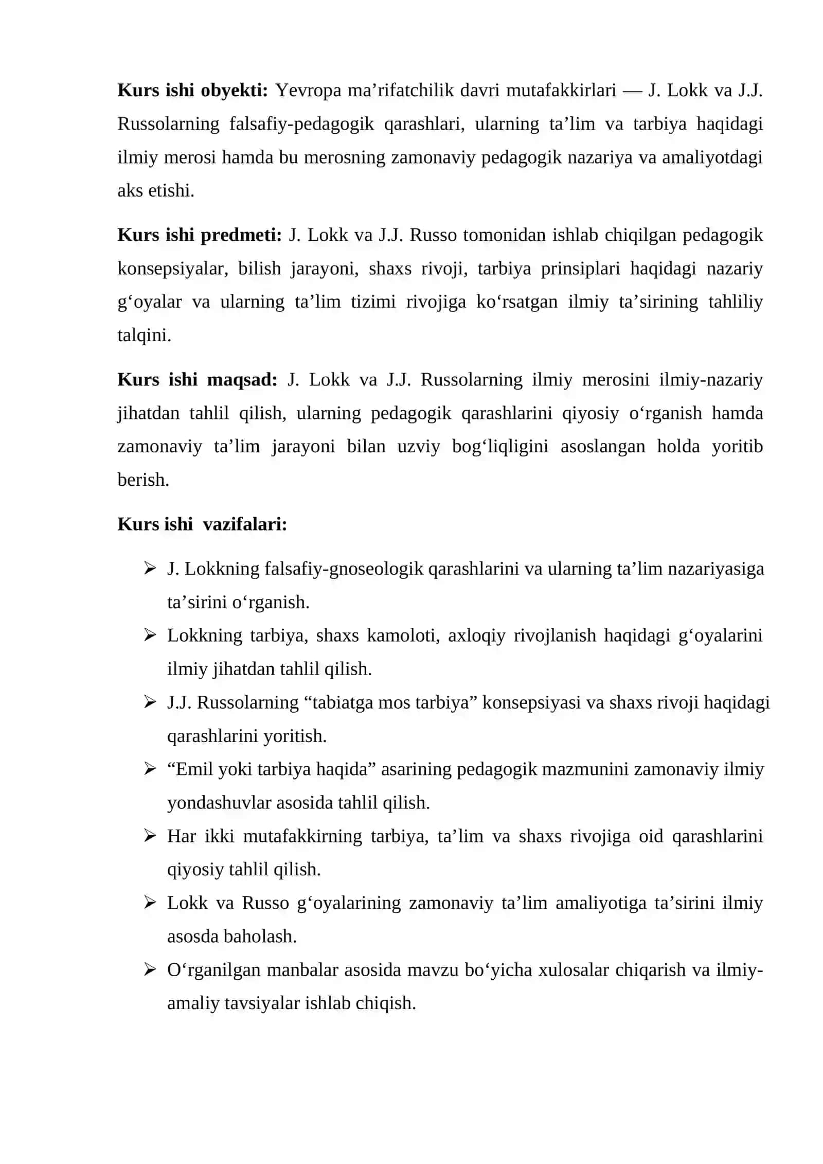 J. Lokk va J.J. Russolarning ilmiy merosida tahlili 4